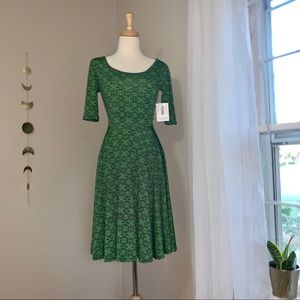 Lularoe Fit and Flare Nicole Dress, XS